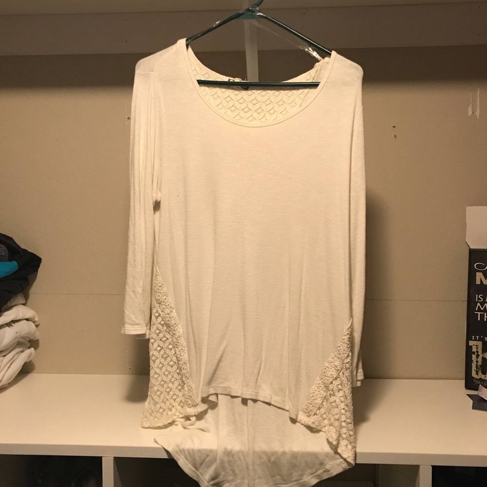 Cream colored blouse